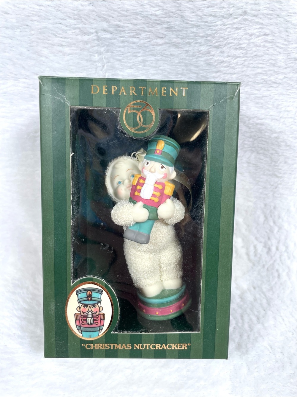 2002 Snowbabies Guest Collection CHRISTMAS NUTCRACKER Ornament Dept 56 Holiday